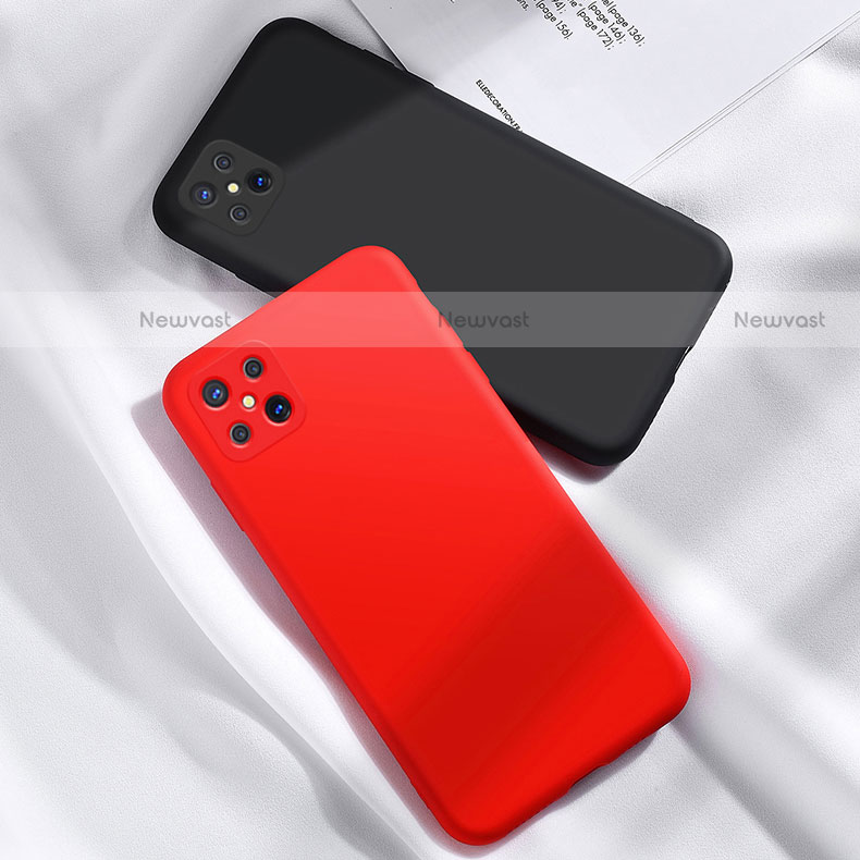 Ultra-thin Silicone Gel Soft Case 360 Degrees Cover S02 for Oppo Reno4 Z 5G