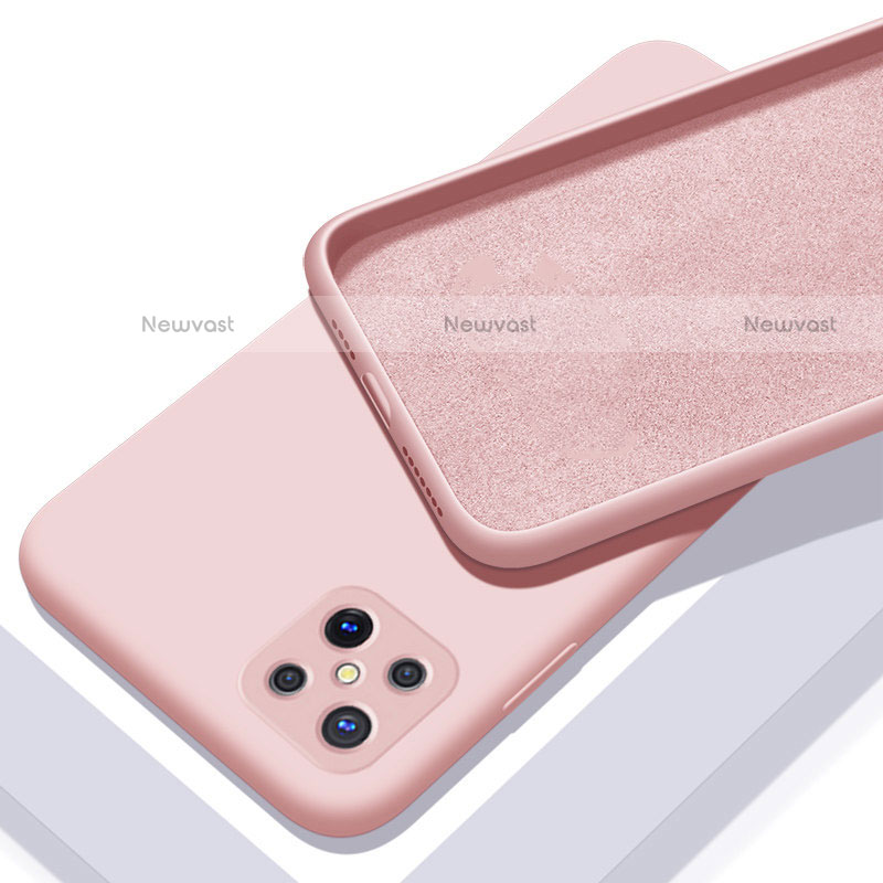 Ultra-thin Silicone Gel Soft Case 360 Degrees Cover S02 for Oppo Reno4 Z 5G Pink