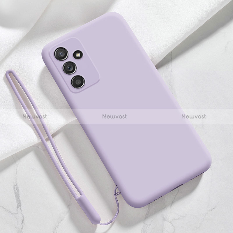 Ultra-thin Silicone Gel Soft Case 360 Degrees Cover S02 for Samsung Galaxy A04s Clove Purple