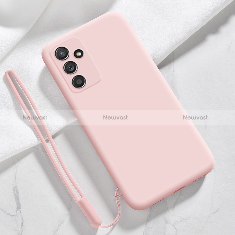 Ultra-thin Silicone Gel Soft Case 360 Degrees Cover S02 for Samsung Galaxy A04s Pink