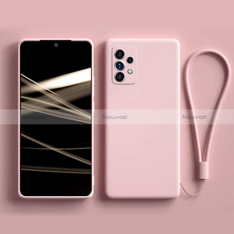 Ultra-thin Silicone Gel Soft Case 360 Degrees Cover S02 for Samsung Galaxy A33 5G Pink