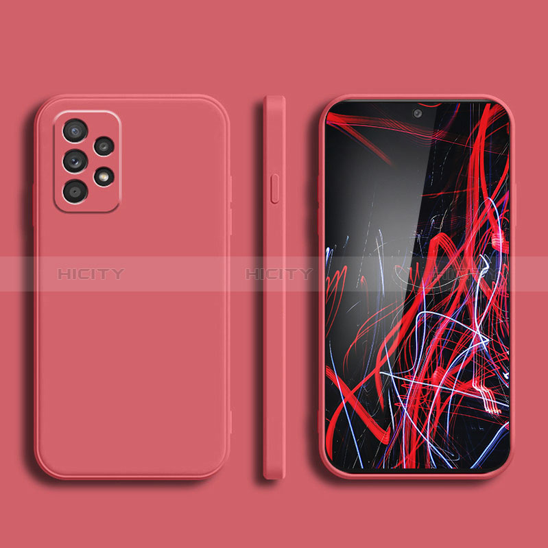 Ultra-thin Silicone Gel Soft Case 360 Degrees Cover S02 for Samsung Galaxy A73 5G Red