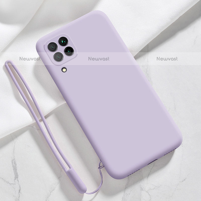 Ultra-thin Silicone Gel Soft Case 360 Degrees Cover S02 for Samsung Galaxy M32 4G Clove Purple