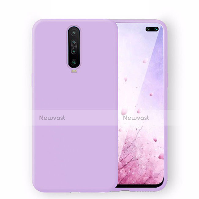 Ultra-thin Silicone Gel Soft Case 360 Degrees Cover S02 for Xiaomi Poco X2 Purple