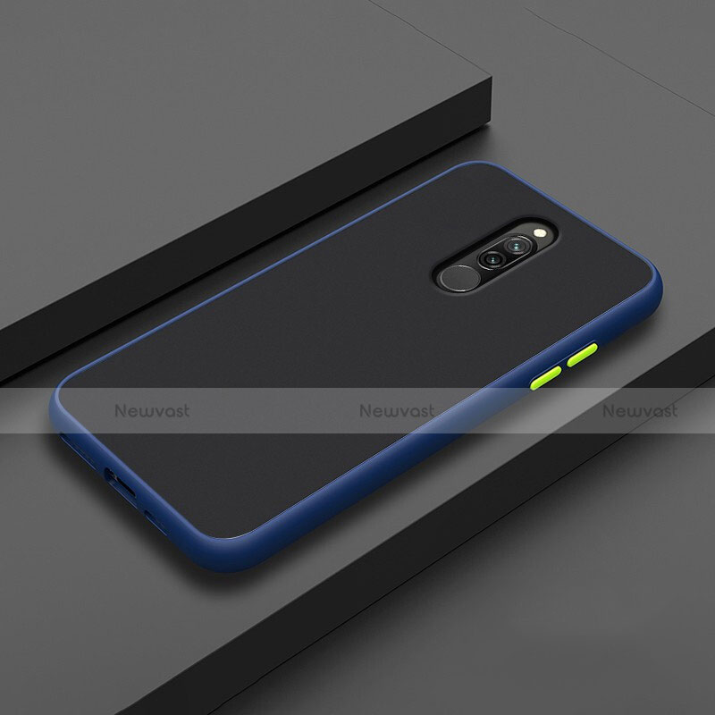 Ultra-thin Silicone Gel Soft Case 360 Degrees Cover S02 for Xiaomi Redmi 8 Blue