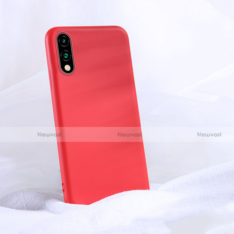 Ultra-thin Silicone Gel Soft Case 360 Degrees Cover S03 for Huawei Honor 9X Red