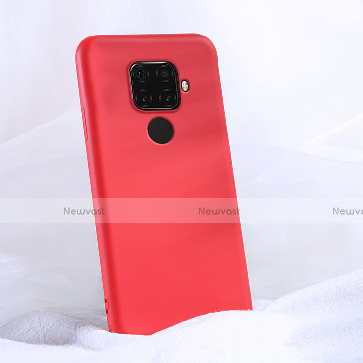 Ultra-thin Silicone Gel Soft Case 360 Degrees Cover S03 for Huawei Mate 30 Lite Red