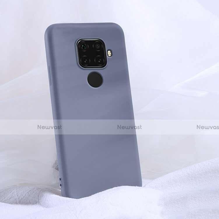 Ultra-thin Silicone Gel Soft Case 360 Degrees Cover S03 for Huawei Nova 5z Gray