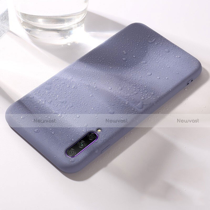 Ultra-thin Silicone Gel Soft Case 360 Degrees Cover S03 for Huawei P Smart Pro (2019) Purple