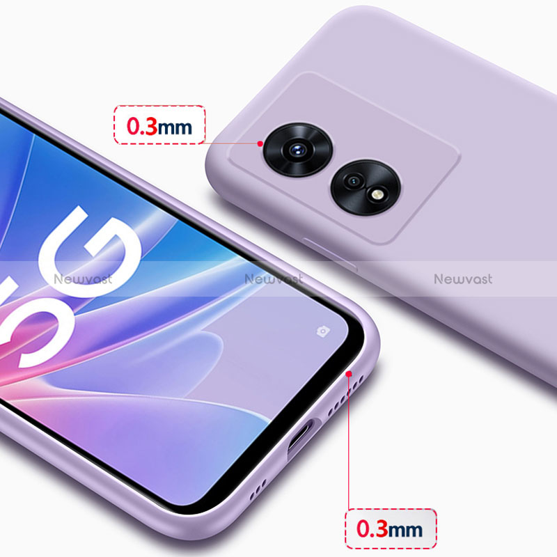 Ultra-thin Silicone Gel Soft Case 360 Degrees Cover S03 for Oppo A1 5G