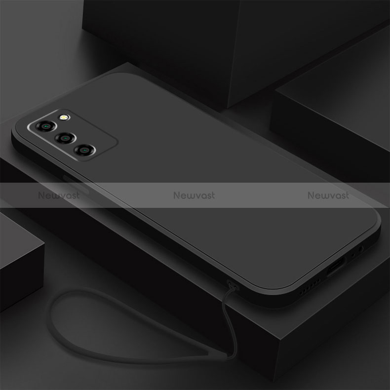 Ultra-thin Silicone Gel Soft Case 360 Degrees Cover S03 for Oppo A56 5G Black