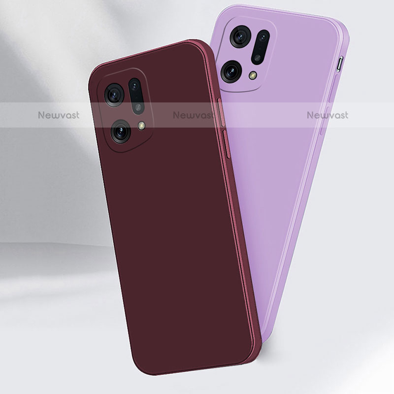 Ultra-thin Silicone Gel Soft Case 360 Degrees Cover S03 for Oppo Find X5 Pro 5G