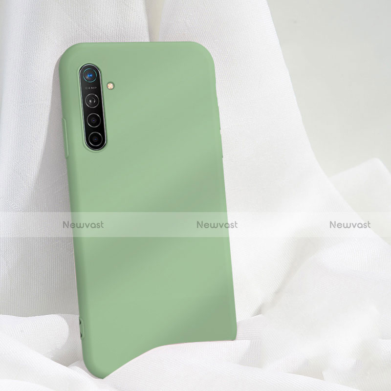 Ultra-thin Silicone Gel Soft Case 360 Degrees Cover S03 for Oppo K5 Green