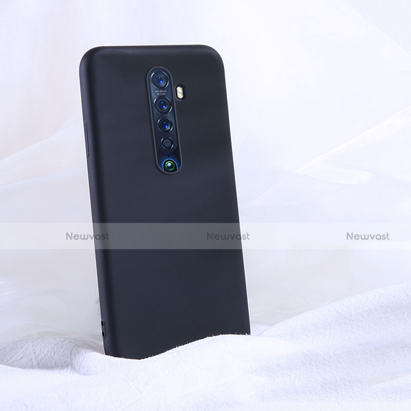 Ultra-thin Silicone Gel Soft Case 360 Degrees Cover S03 for Oppo Reno2 Black