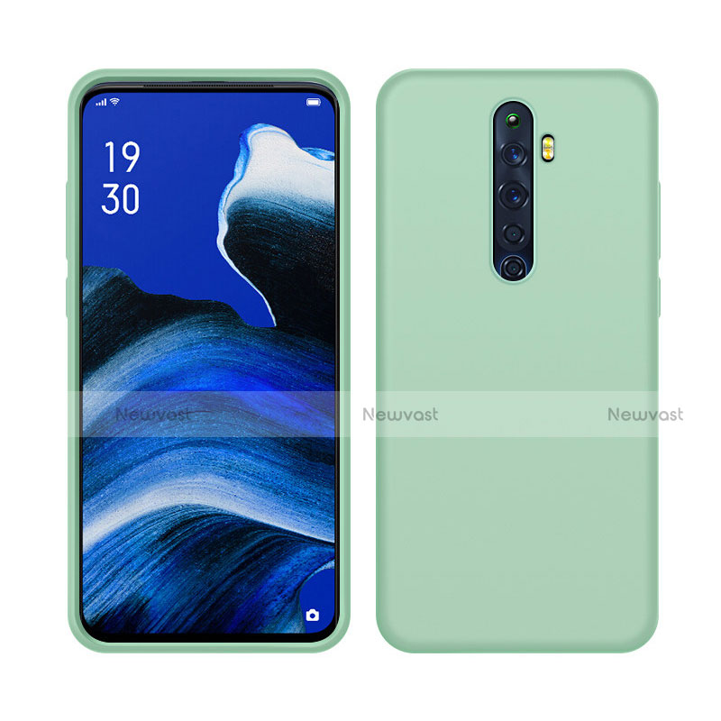 Ultra-thin Silicone Gel Soft Case 360 Degrees Cover S03 for Oppo Reno2 Z Green