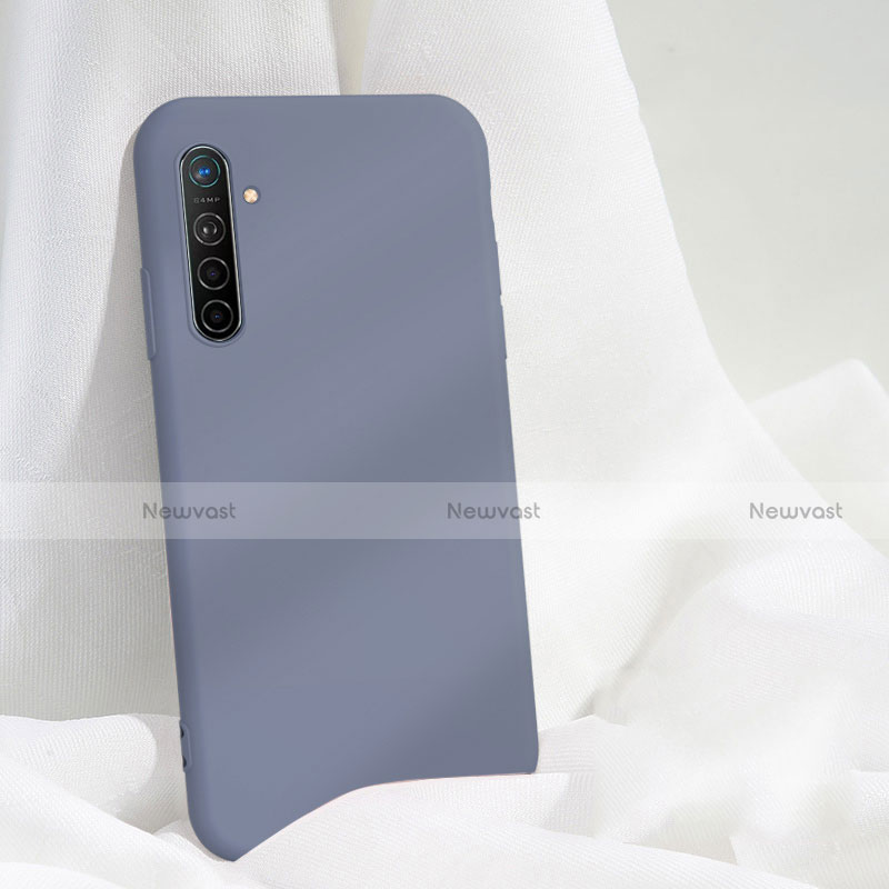 Ultra-thin Silicone Gel Soft Case 360 Degrees Cover S03 for Realme X2 Gray