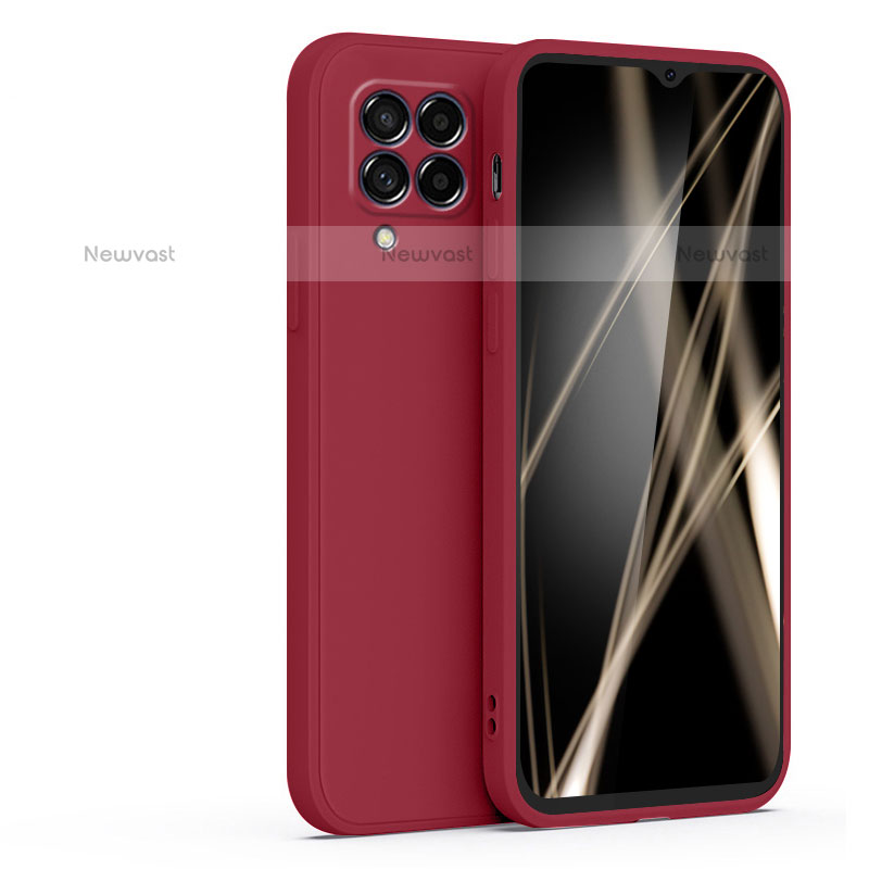 Ultra-thin Silicone Gel Soft Case 360 Degrees Cover S03 for Samsung Galaxy F12 Red