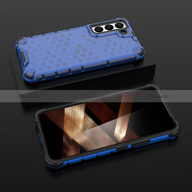 Ultra-thin Silicone Gel Soft Case 360 Degrees Cover S03 for Samsung Galaxy S24 5G Blue