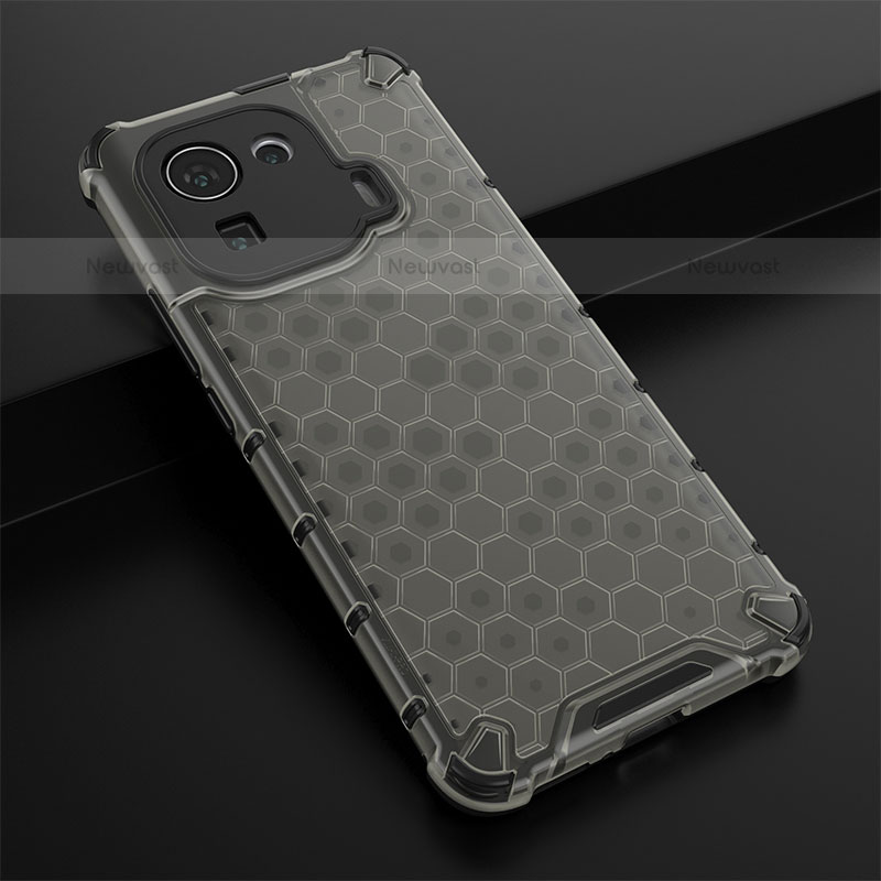 Ultra-thin Silicone Gel Soft Case 360 Degrees Cover S03 for Xiaomi Mi 11 Pro 5G Black