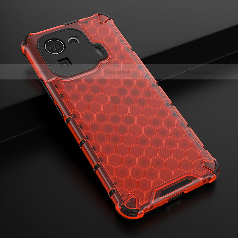 Ultra-thin Silicone Gel Soft Case 360 Degrees Cover S03 for Xiaomi Mi 11 Pro 5G Red