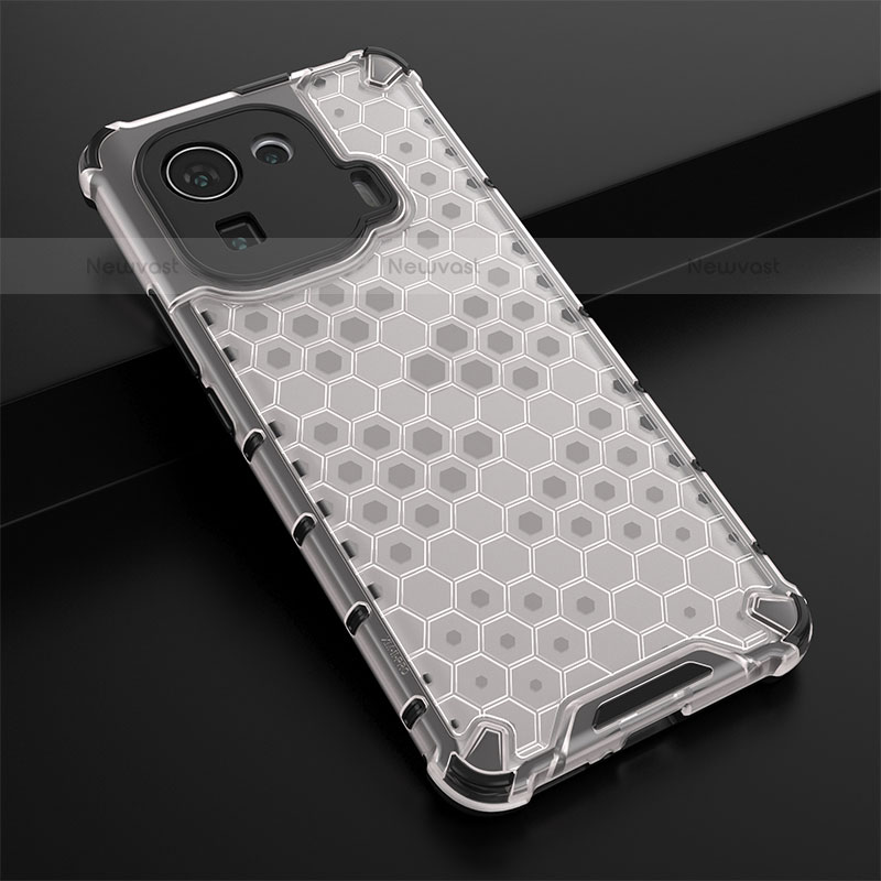 Ultra-thin Silicone Gel Soft Case 360 Degrees Cover S03 for Xiaomi Mi 11 Pro 5G White