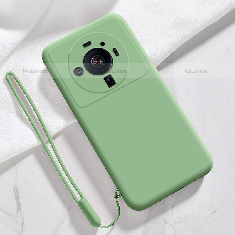 Ultra-thin Silicone Gel Soft Case 360 Degrees Cover S03 for Xiaomi Mi 12 Ultra 5G Matcha Green