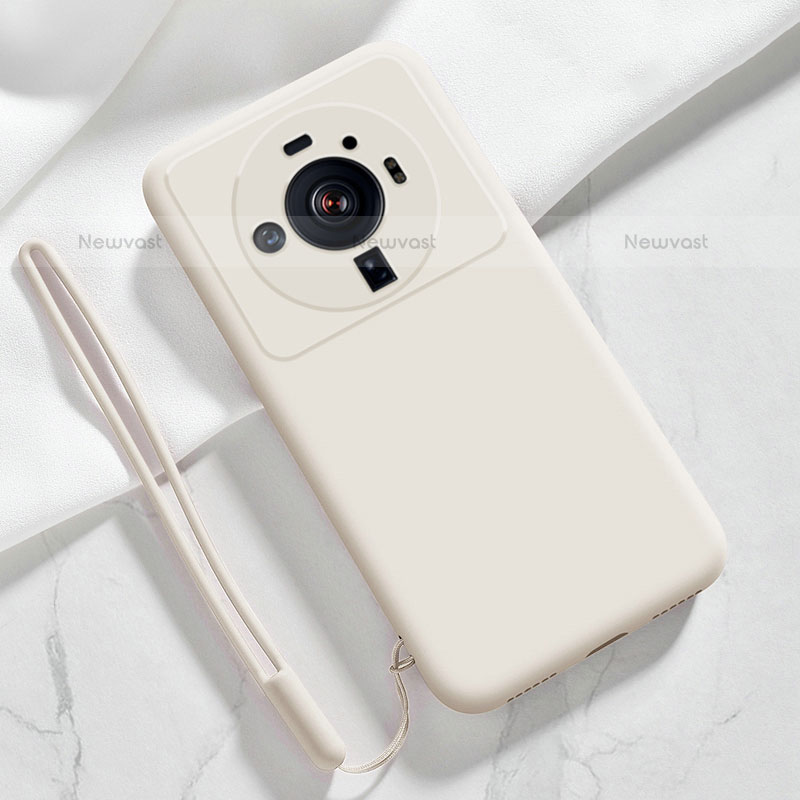 Ultra-thin Silicone Gel Soft Case 360 Degrees Cover S03 for Xiaomi Mi 12 Ultra 5G White