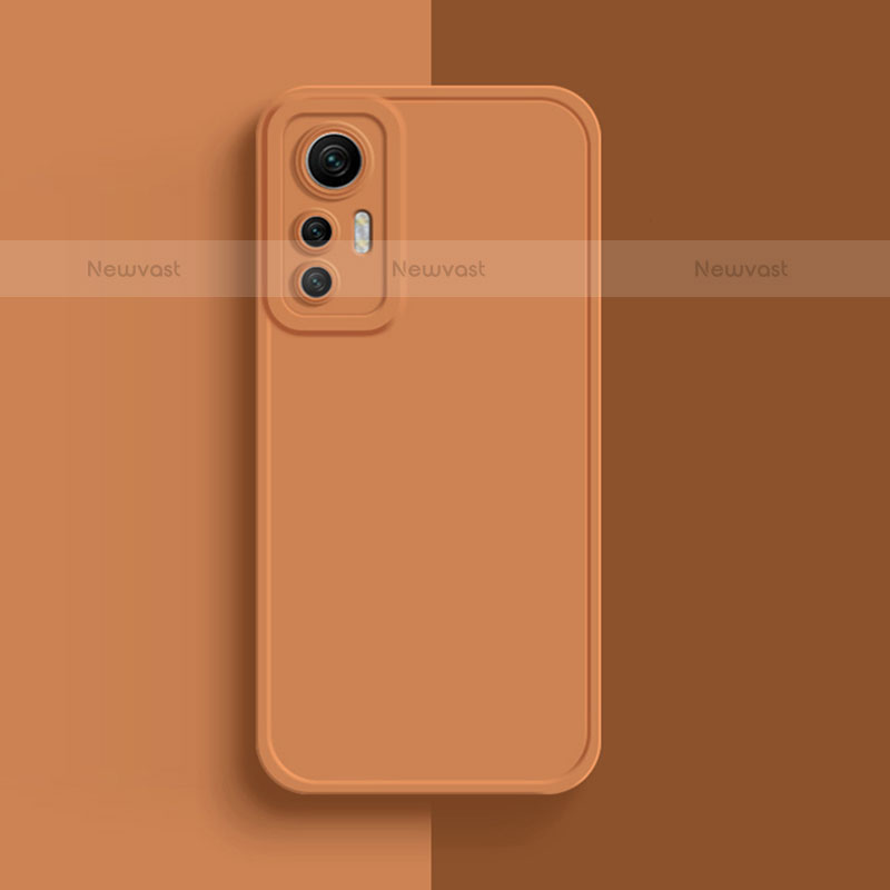 Ultra-thin Silicone Gel Soft Case 360 Degrees Cover S03 for Xiaomi Mi 12S 5G Orange