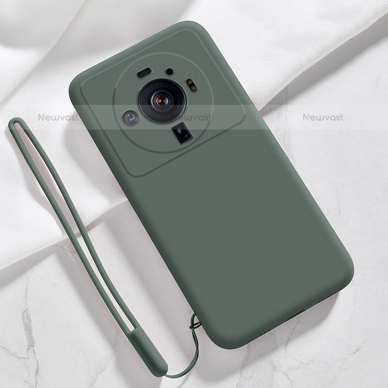 Ultra-thin Silicone Gel Soft Case 360 Degrees Cover S03 for Xiaomi Mi 12S Ultra 5G Green