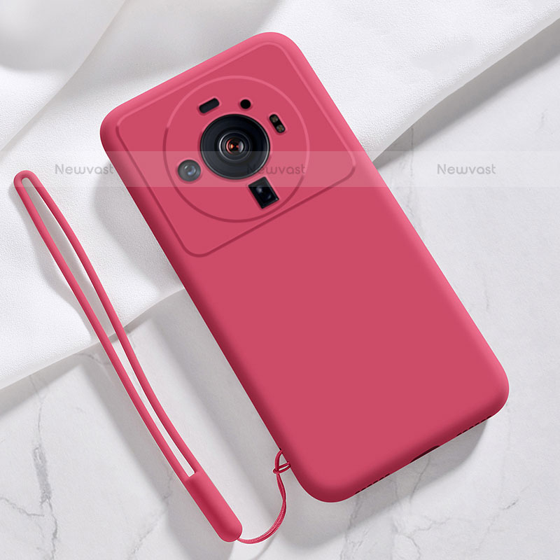 Ultra-thin Silicone Gel Soft Case 360 Degrees Cover S03 for Xiaomi Mi 12S Ultra 5G Red