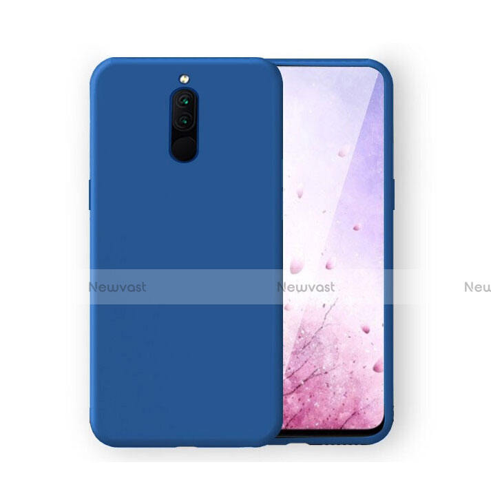 Ultra-thin Silicone Gel Soft Case 360 Degrees Cover S03 for Xiaomi Redmi 8 Blue