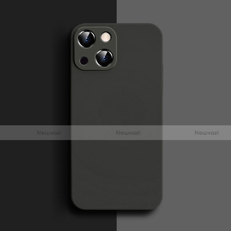 Ultra-thin Silicone Gel Soft Case 360 Degrees Cover S04 for Apple iPhone 13 Black