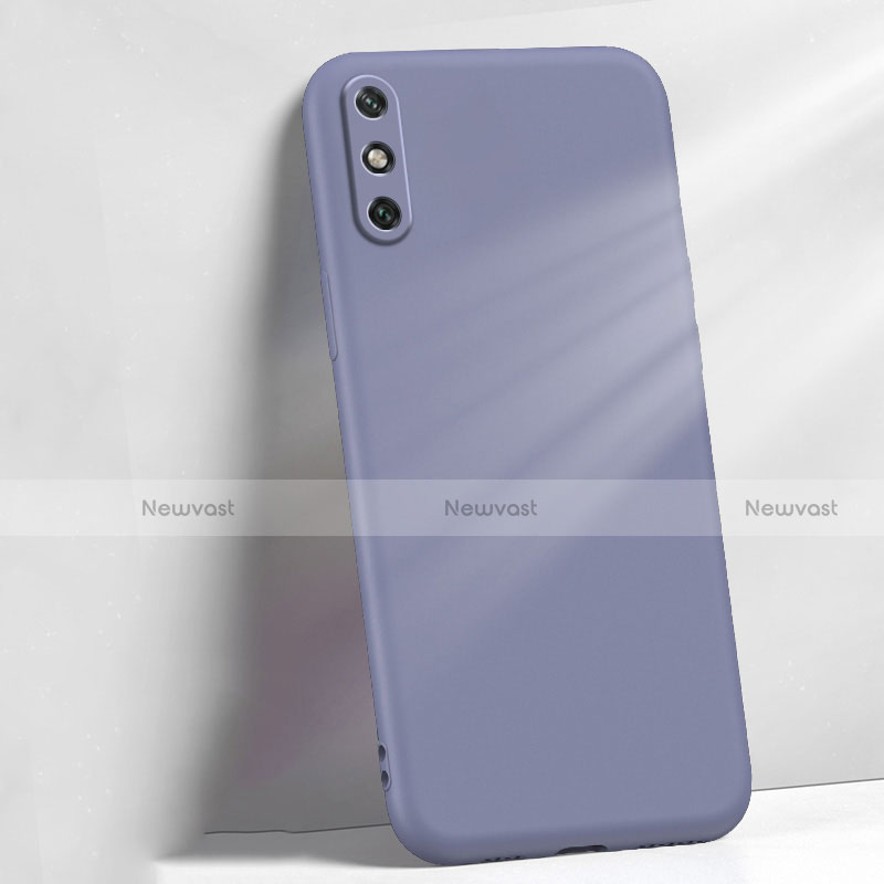 Ultra-thin Silicone Gel Soft Case 360 Degrees Cover S04 for Huawei Enjoy 10e Gray