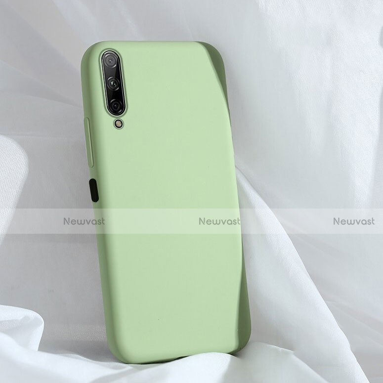 Ultra-thin Silicone Gel Soft Case 360 Degrees Cover S04 for Huawei P Smart Pro (2019) Green