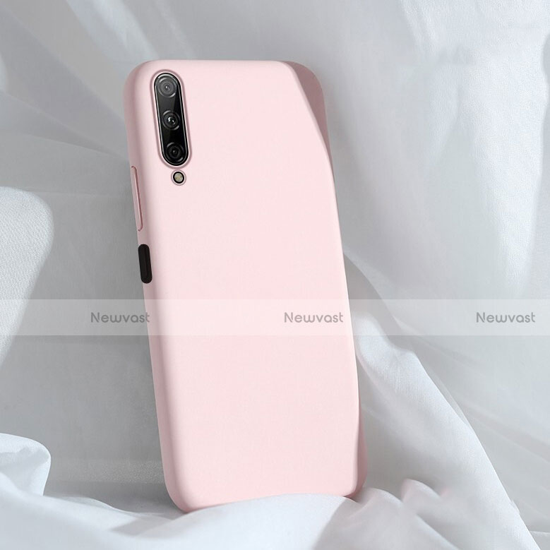 Ultra-thin Silicone Gel Soft Case 360 Degrees Cover S04 for Huawei P Smart Pro (2019) Pink