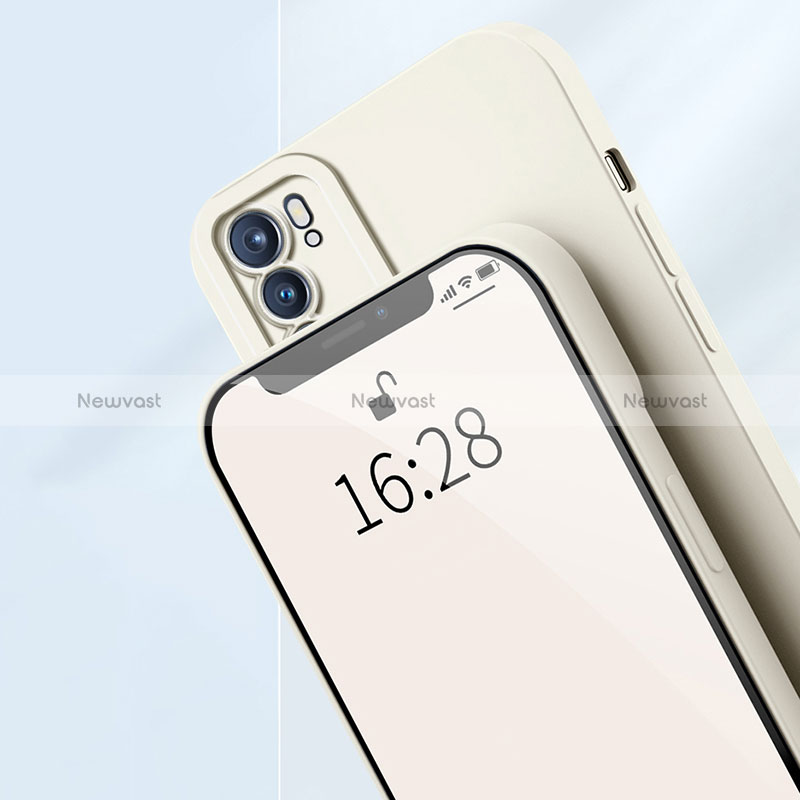 Ultra-thin Silicone Gel Soft Case 360 Degrees Cover S04 for Oppo Reno6 5G