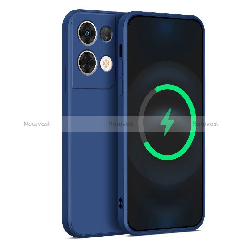 Ultra-thin Silicone Gel Soft Case 360 Degrees Cover S04 for Oppo Reno8 5G