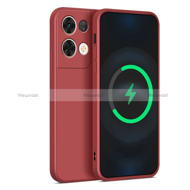 Ultra-thin Silicone Gel Soft Case 360 Degrees Cover S04 for Oppo Reno8 Pro 5G