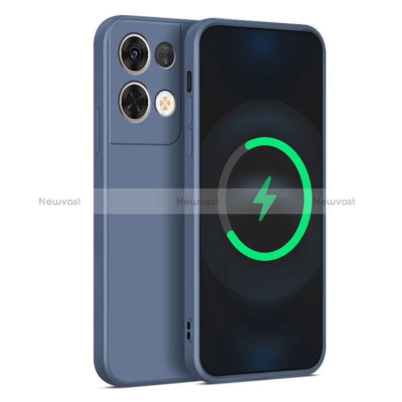 Ultra-thin Silicone Gel Soft Case 360 Degrees Cover S04 for Oppo Reno9 Pro+ Plus 5G