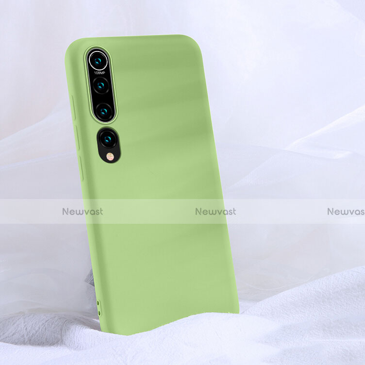 Ultra-thin Silicone Gel Soft Case 360 Degrees Cover S04 for Xiaomi Mi 10 Green