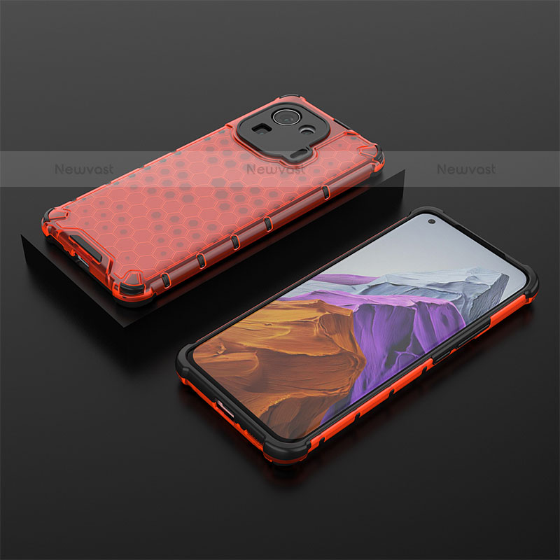 Ultra-thin Silicone Gel Soft Case 360 Degrees Cover S04 for Xiaomi Mi 11 Pro 5G Red