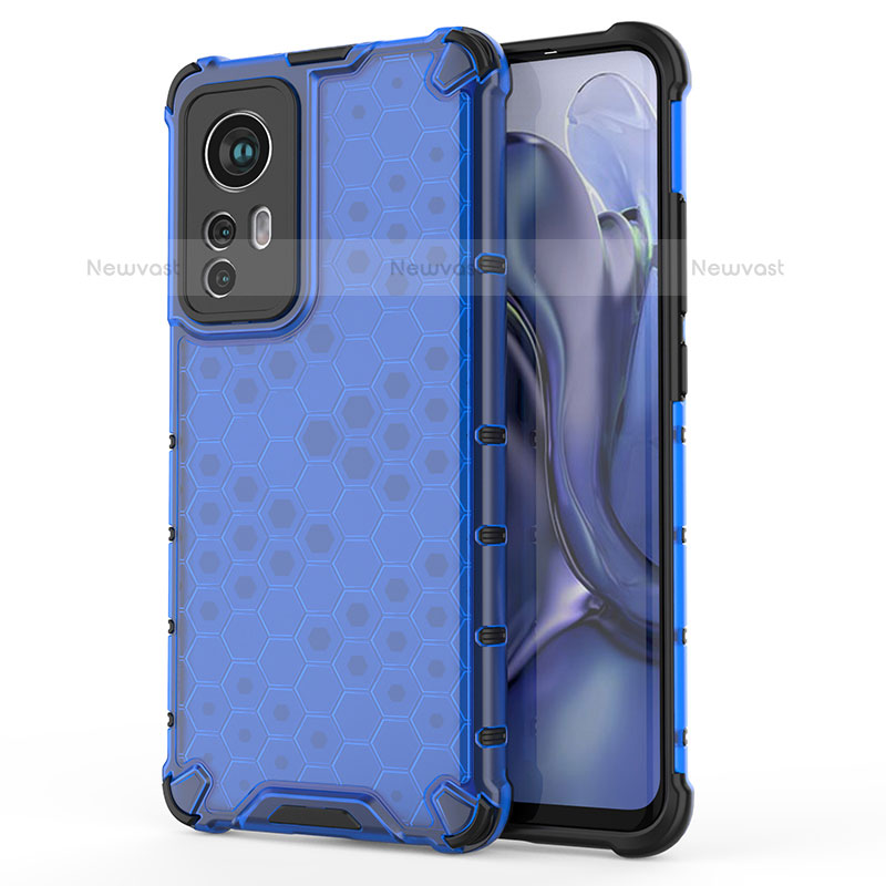 Ultra-thin Silicone Gel Soft Case 360 Degrees Cover S04 for Xiaomi Mi 12S 5G Blue