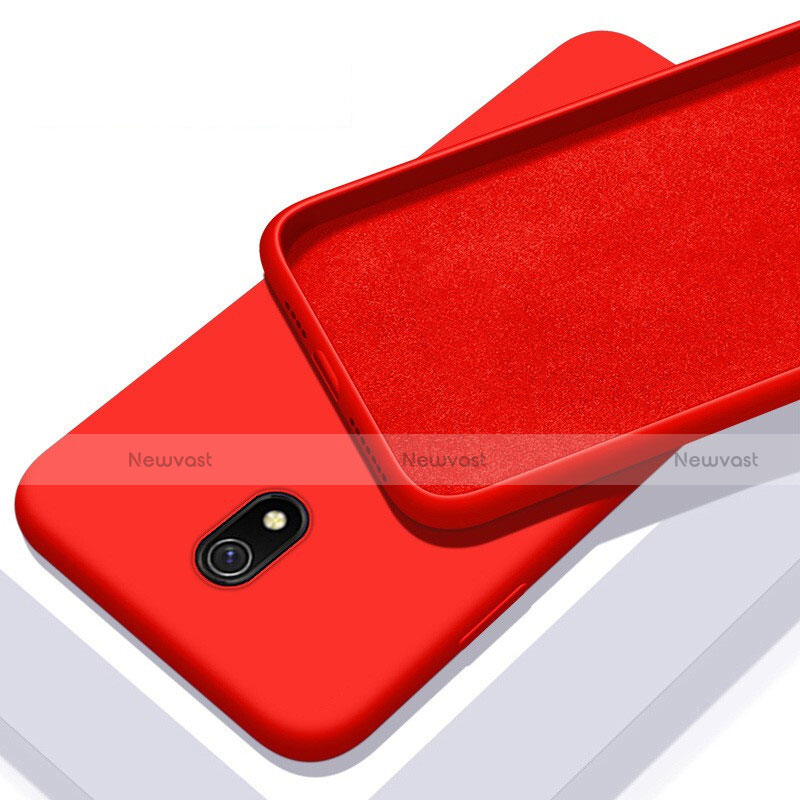 Ultra-thin Silicone Gel Soft Case 360 Degrees Cover S04 for Xiaomi Redmi 8A Red