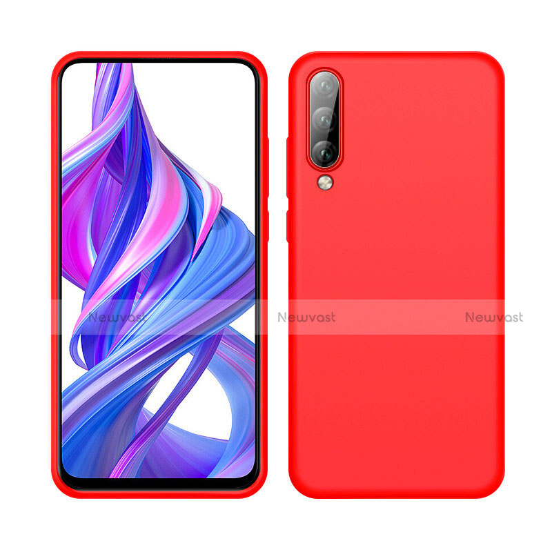 Ultra-thin Silicone Gel Soft Case 360 Degrees Cover S05 for Huawei Honor 9X Pro Red