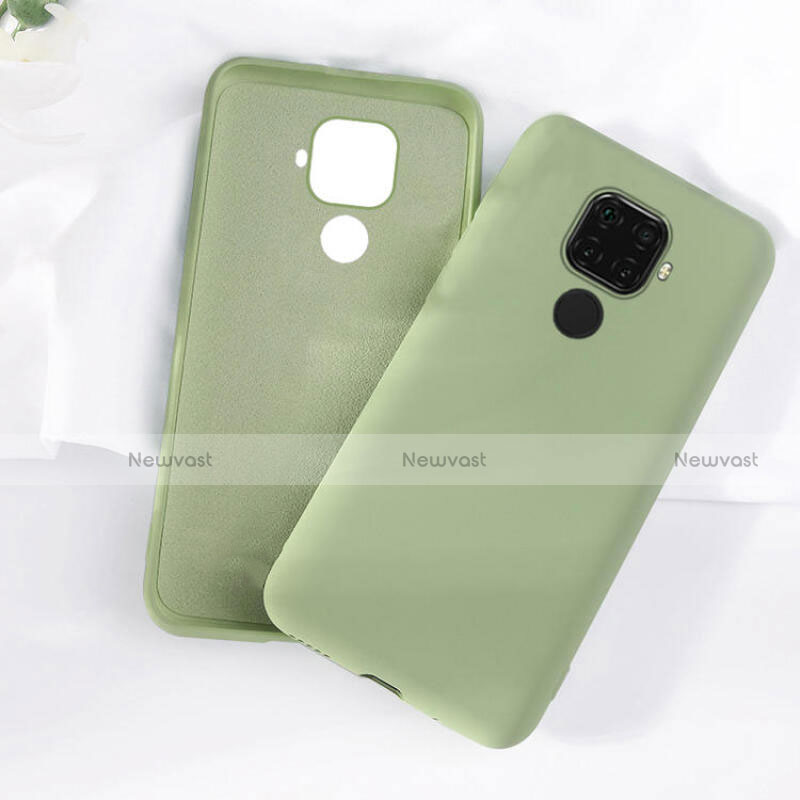 Ultra-thin Silicone Gel Soft Case 360 Degrees Cover S05 for Huawei Mate 30 Lite Green