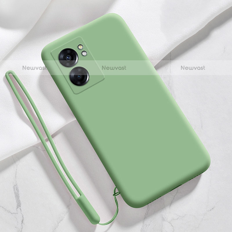 Ultra-thin Silicone Gel Soft Case 360 Degrees Cover S05 for OnePlus Nord N300 5G Green