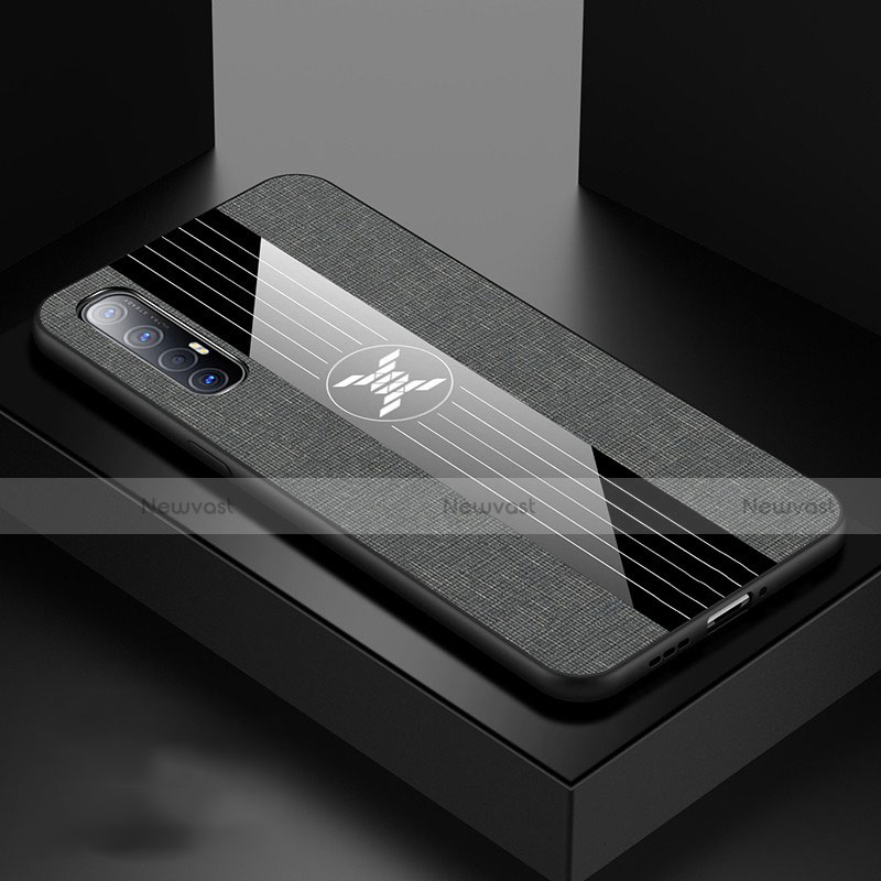 Ultra-thin Silicone Gel Soft Case 360 Degrees Cover S05 for Oppo Reno3 Pro Gray