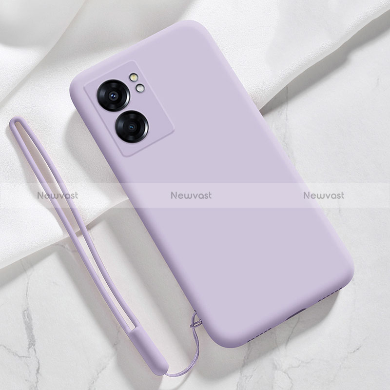 Ultra-thin Silicone Gel Soft Case 360 Degrees Cover S05 for Realme V23i 5G Clove Purple