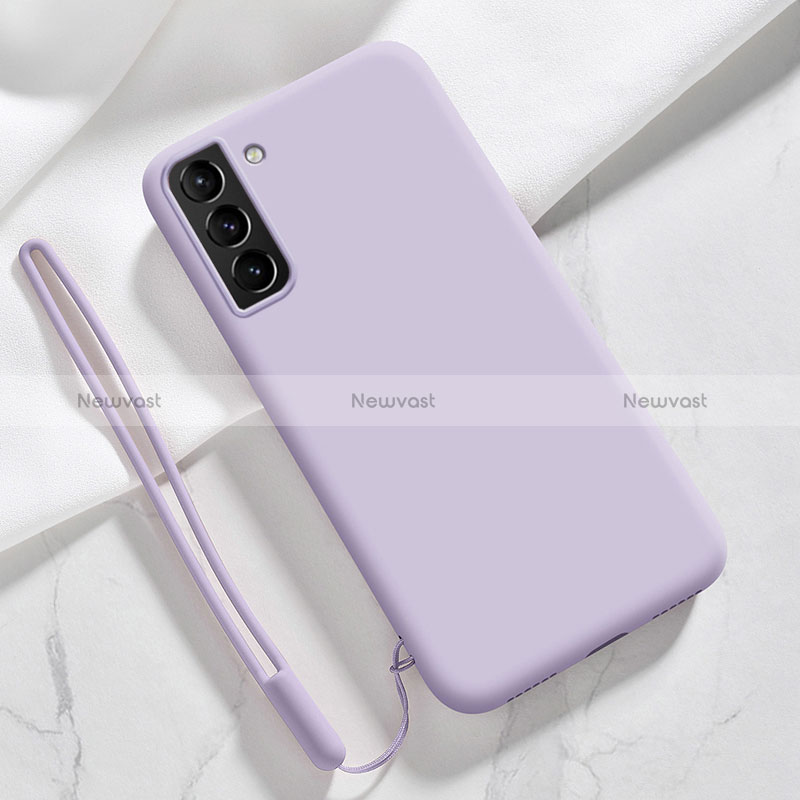 Ultra-thin Silicone Gel Soft Case 360 Degrees Cover S05 for Samsung Galaxy S24 Plus 5G Purple