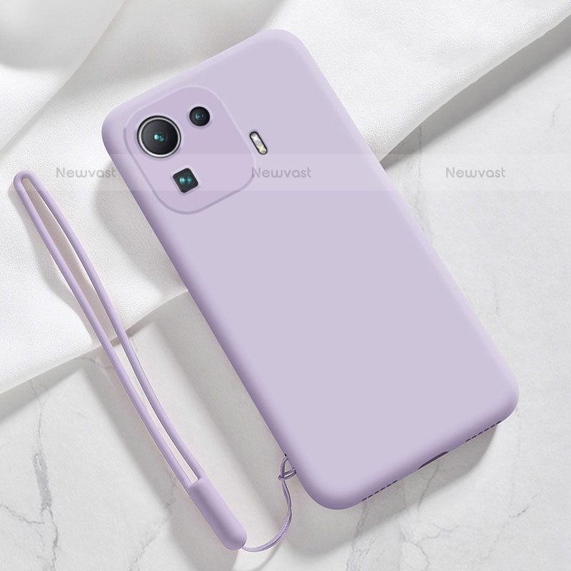 Ultra-thin Silicone Gel Soft Case 360 Degrees Cover S05 for Xiaomi Mi 11 Pro 5G Clove Purple